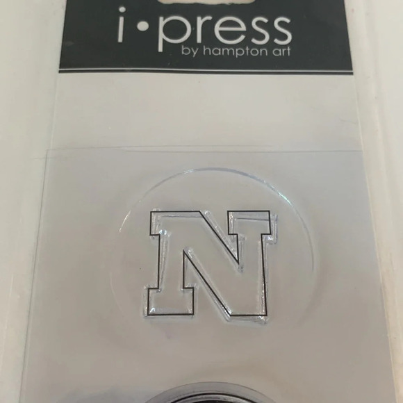 Hampton Art i-press Stamps - Set of 3 - Letter N - Picture 3 of 6
